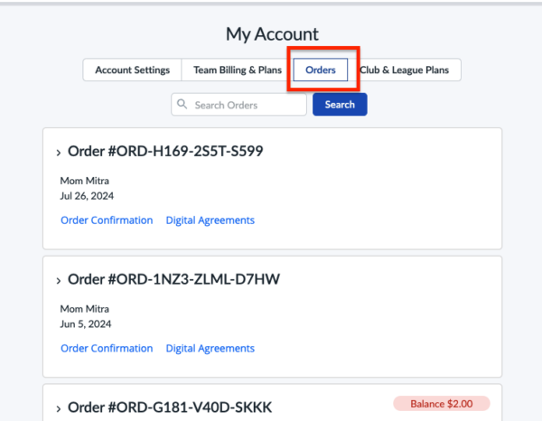 TeamSnap Payment Image1